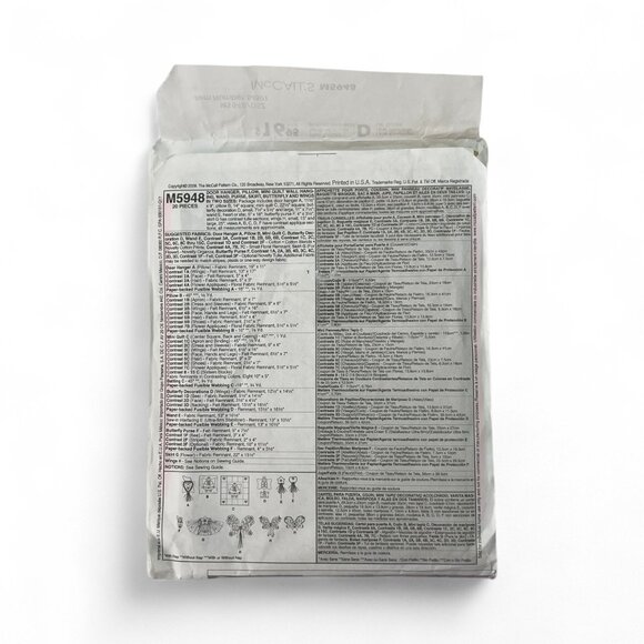 McCall's Crafts Sewing Pattern M5948 Butterfly Fairy  Child One Size FF Uncut - Picture 2 of 3